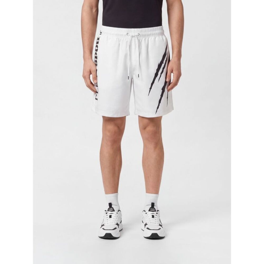 Plein Sport Men Plein Sport Stretch Technical Fabric Jogging Shorts